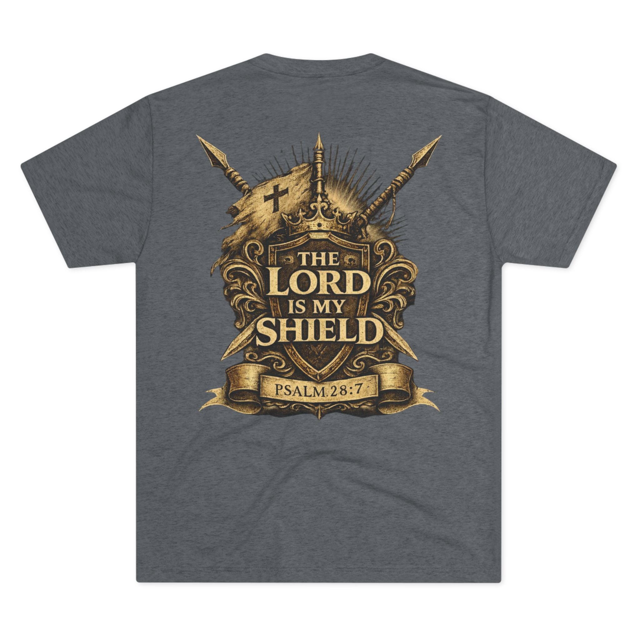 🛡️⚔️ “The Lord Is My Shield” Men’s Tee