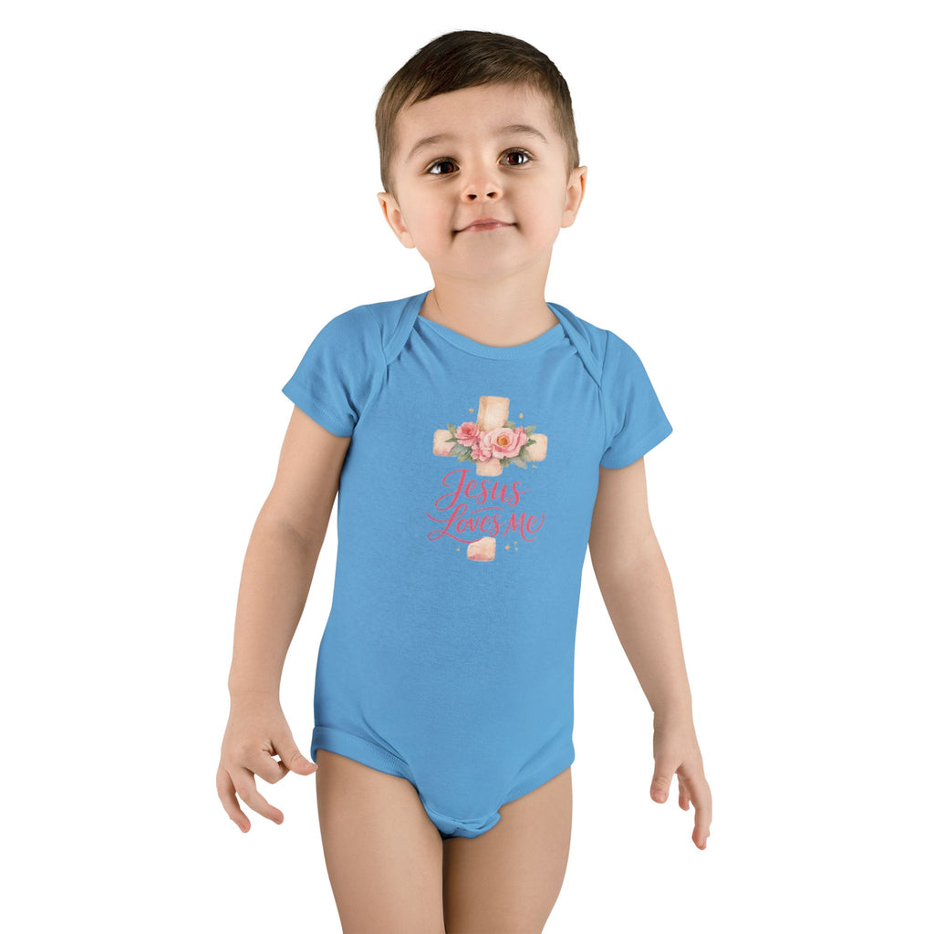 Jesus Loves Me – Baby Girl Onesie