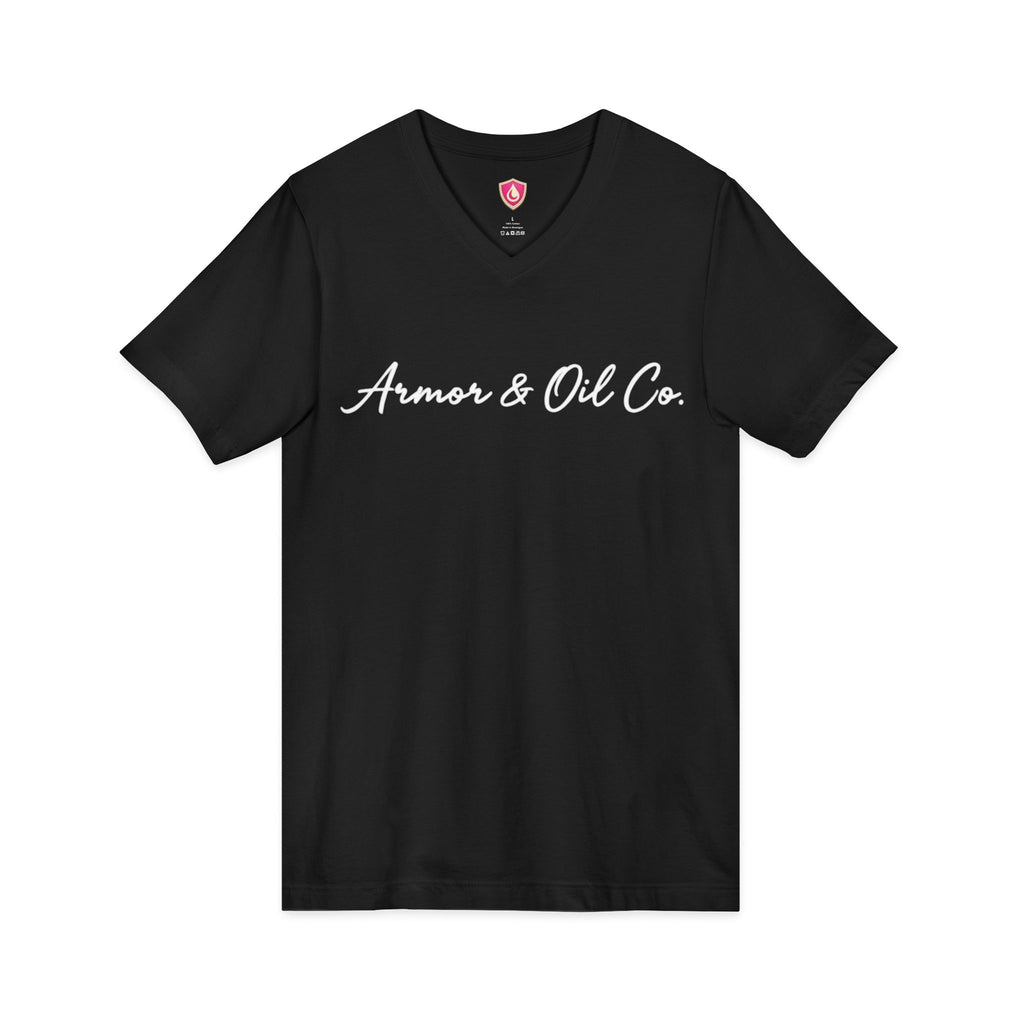 Guided by Faith, Clothed in Strength – Women’s V-Neck Tee