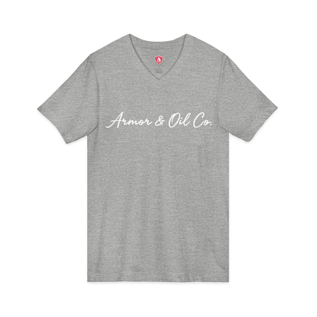 Guided by Faith, Clothed in Strength – Women’s V-Neck Tee