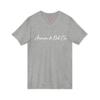 Guided by Faith, Clothed in Strength – Women’s V-Neck Tee