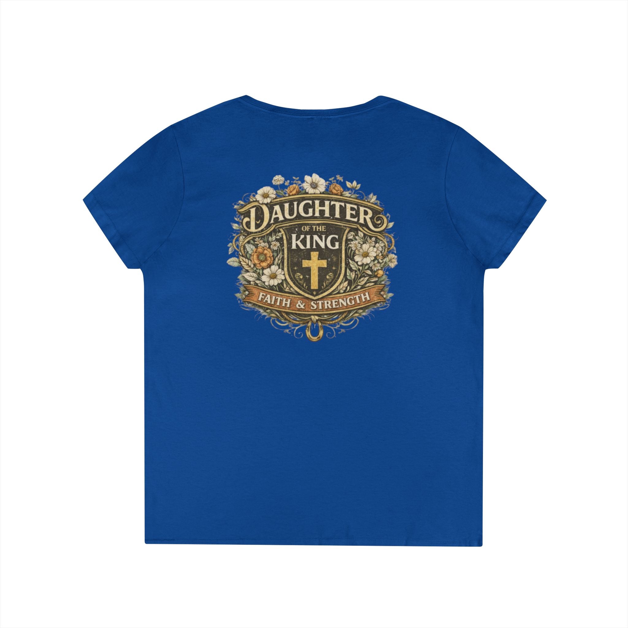 Daughter of the King – Women’s V-Neck Tee