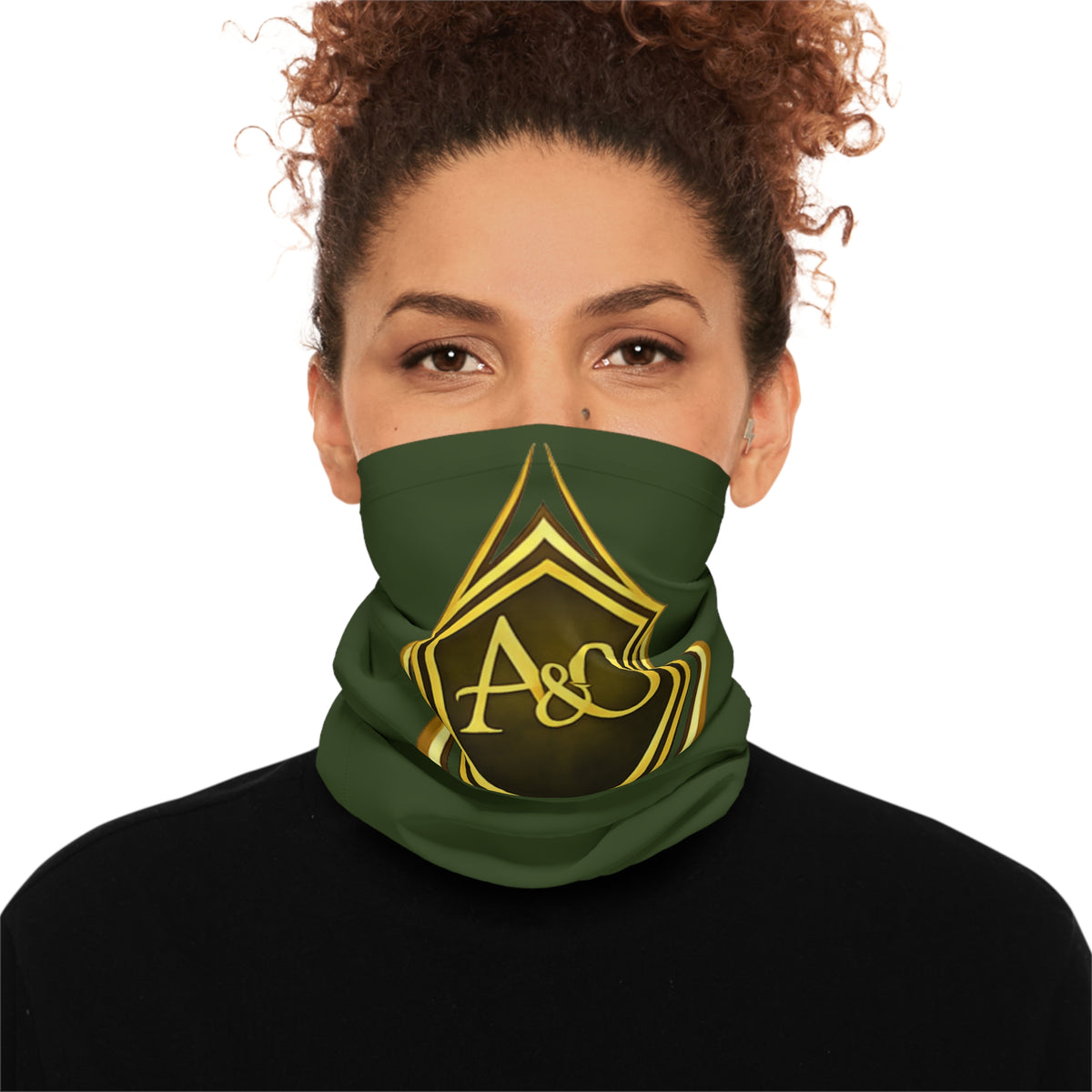 Armor & Oil Co. Lightweight Neck Gaiter (green/gold) 🛡️