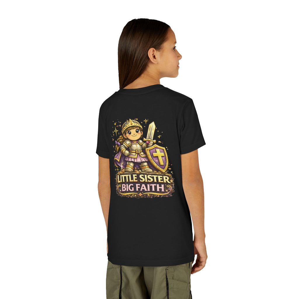 Little Sister, Big Faith – Girl's Tee