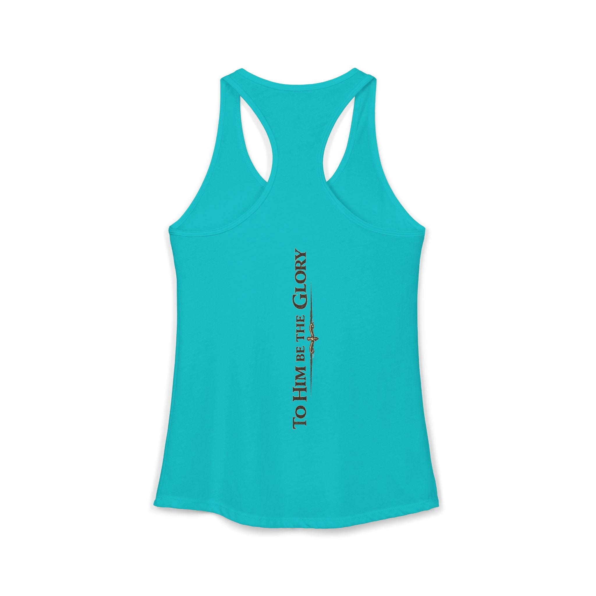To Him Be the Glory – Women’s Racerback Tank