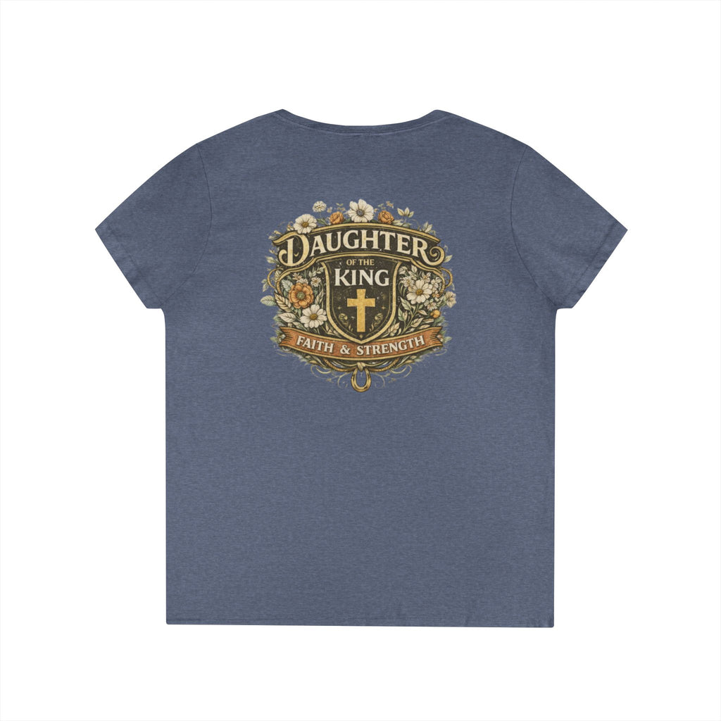 Daughter of the King – Women’s V-Neck Tee