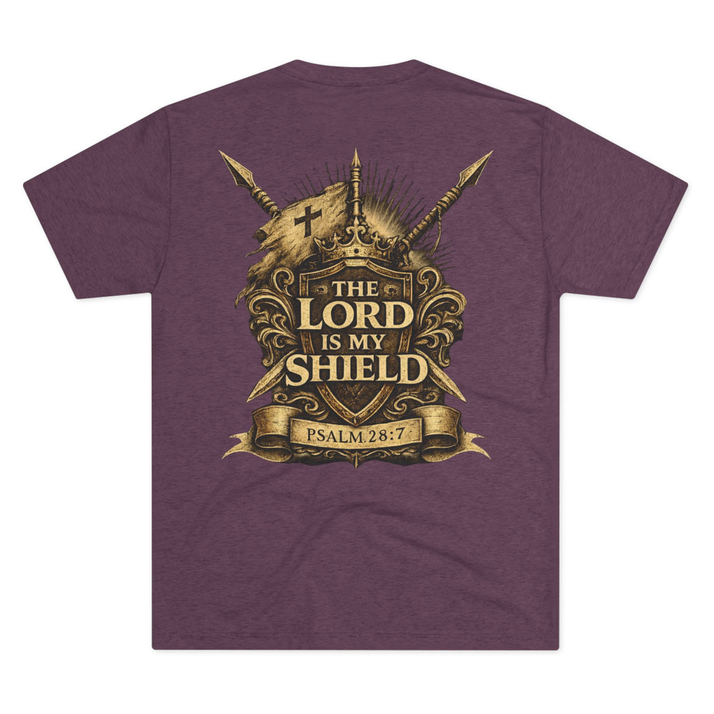 🛡️⚔️ “The Lord Is My Shield” Men’s Tee