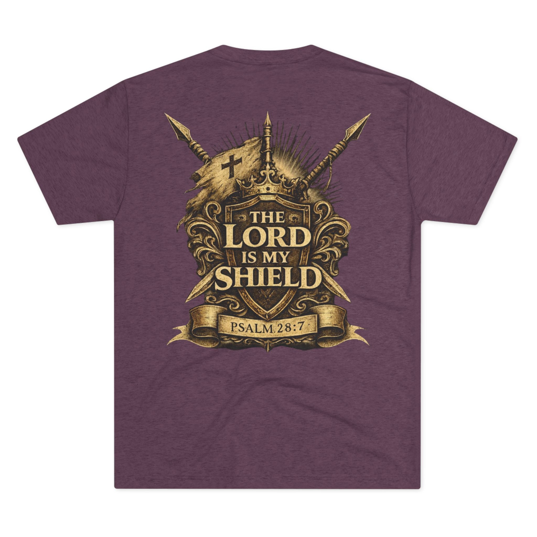 🛡️⚔️ “The Lord Is My Shield” Men’s Tee