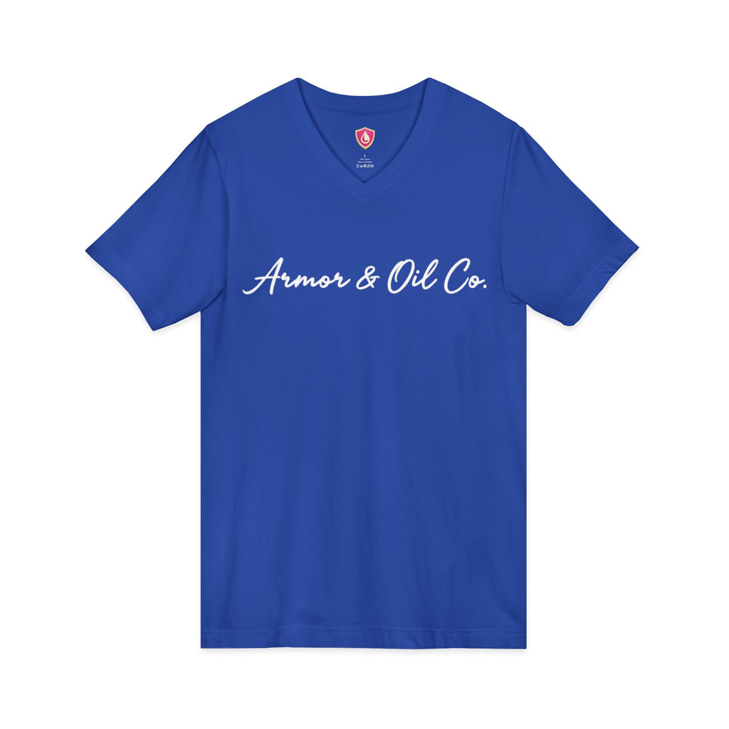 Guided by Faith, Clothed in Strength – Women’s V-Neck Tee