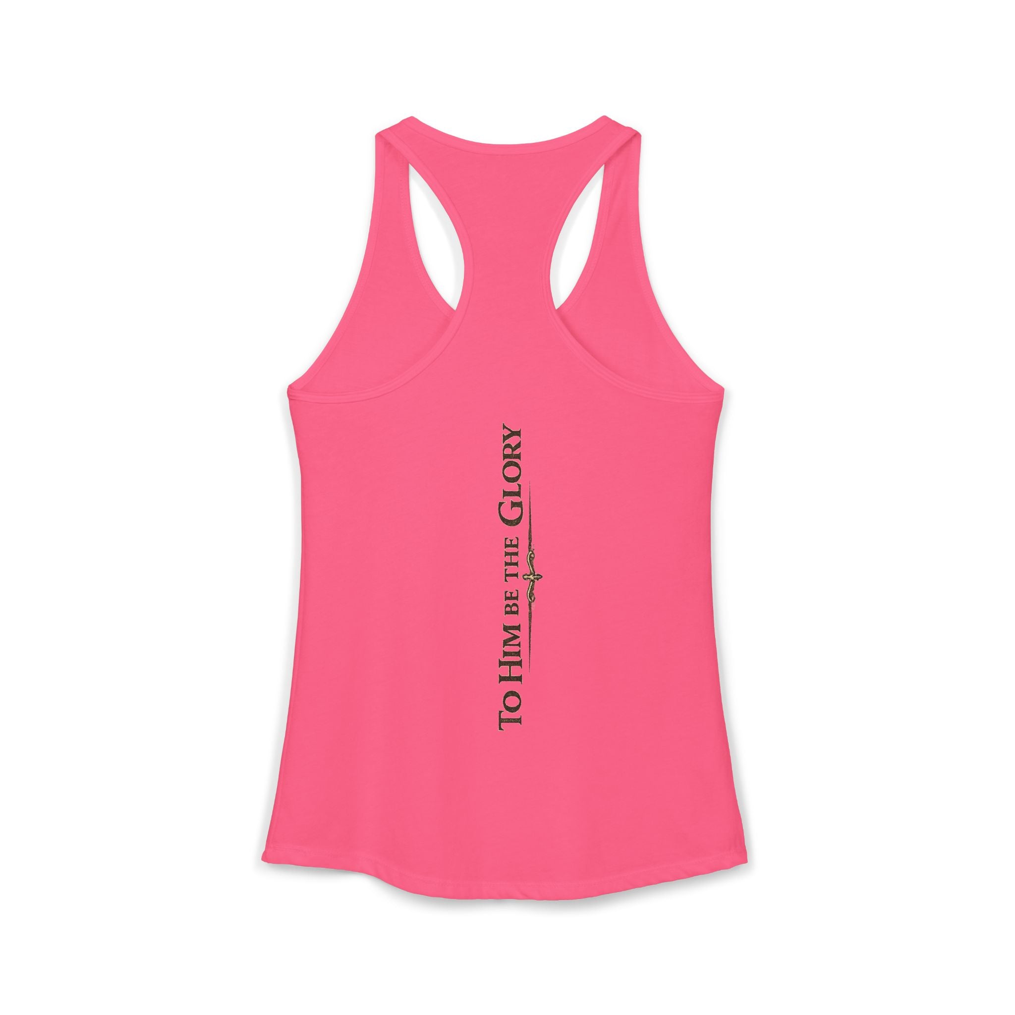 To Him Be the Glory – Women’s Racerback Tank