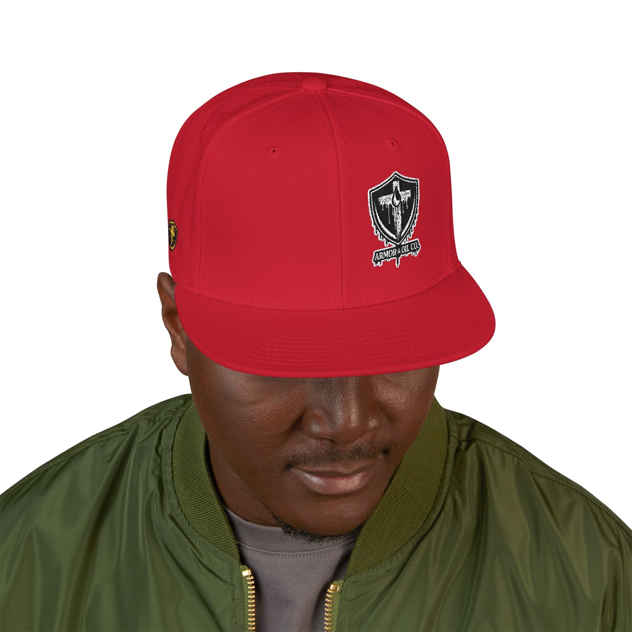 Armor & Oil Snapback Hat (Embroidery)