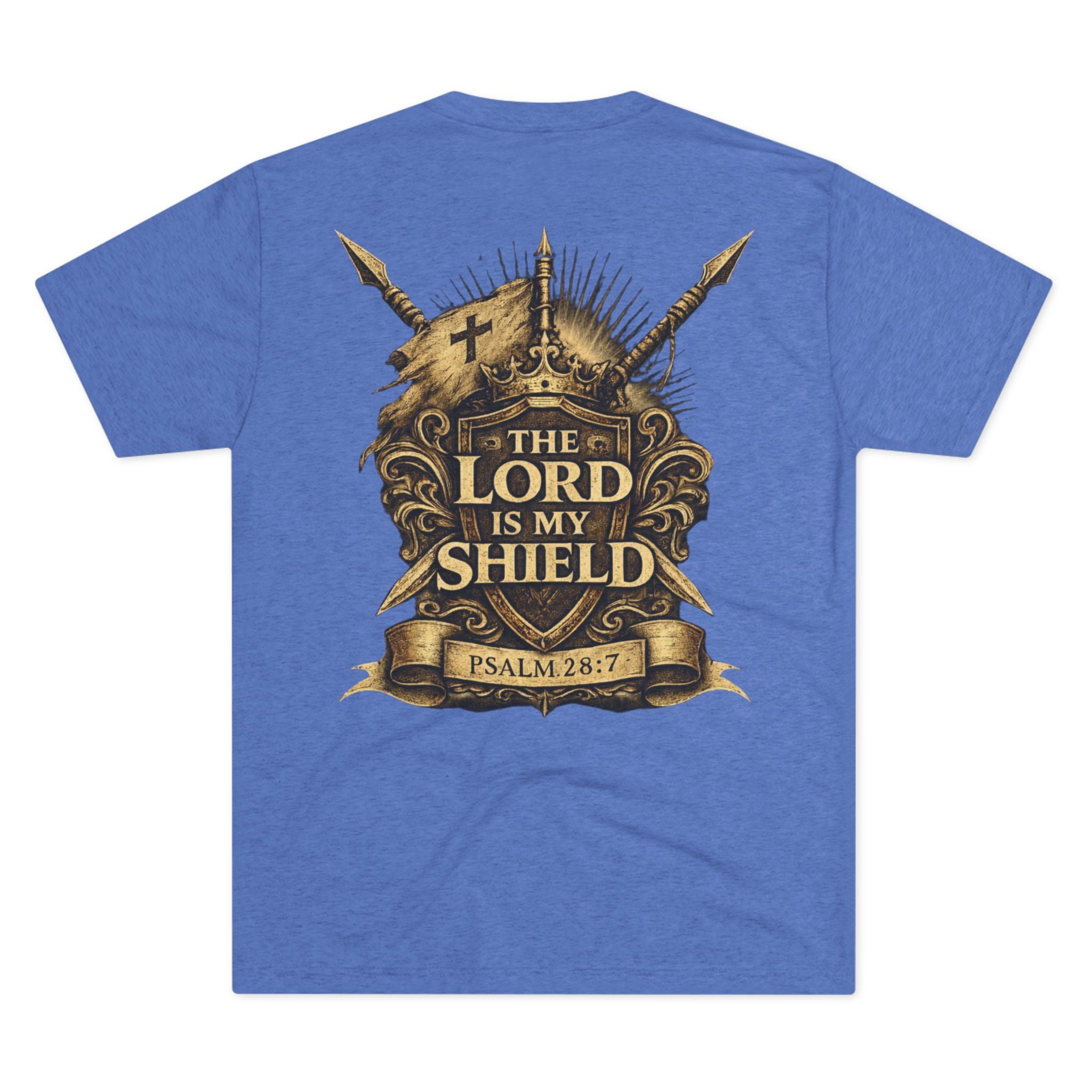 🛡️⚔️ “The Lord Is My Shield” Men’s Tee