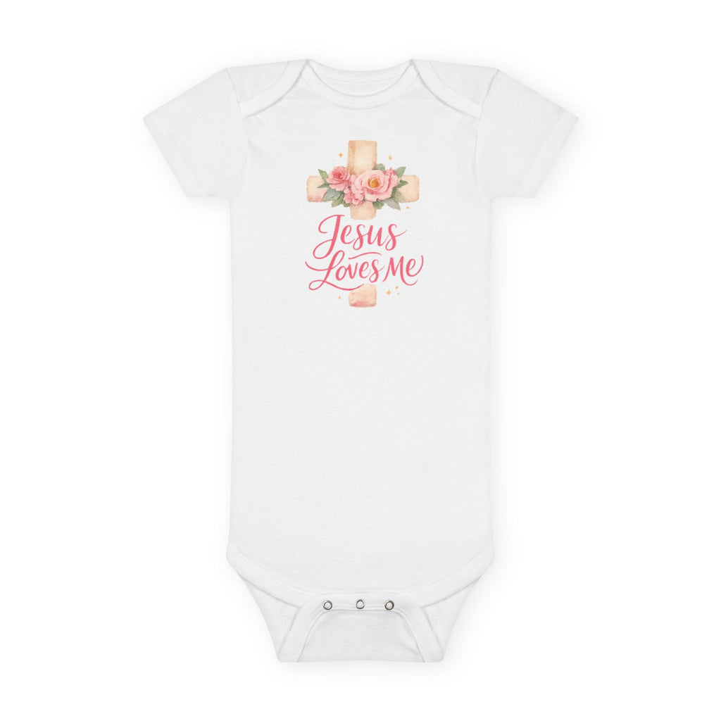 Jesus Loves Me – Baby Girl Onesie