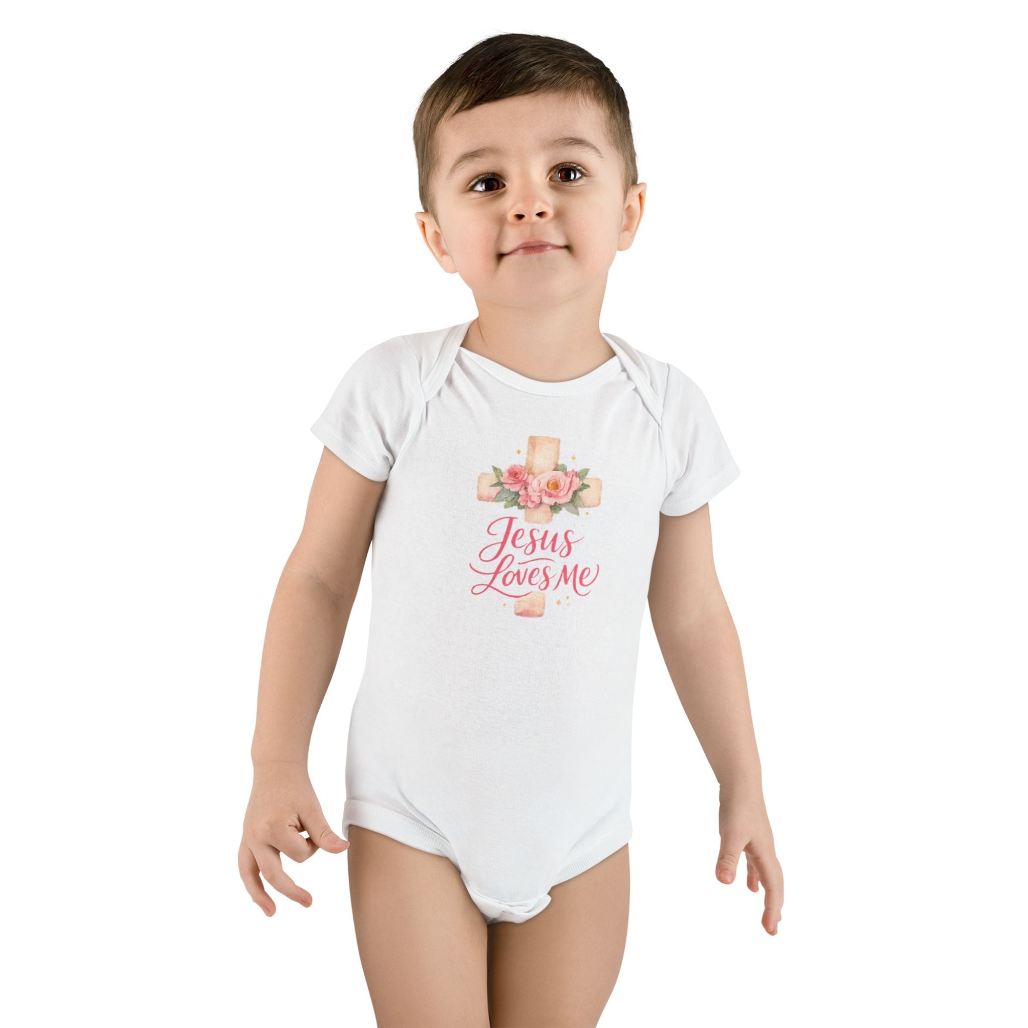 Jesus Loves Me – Baby Girl Onesie