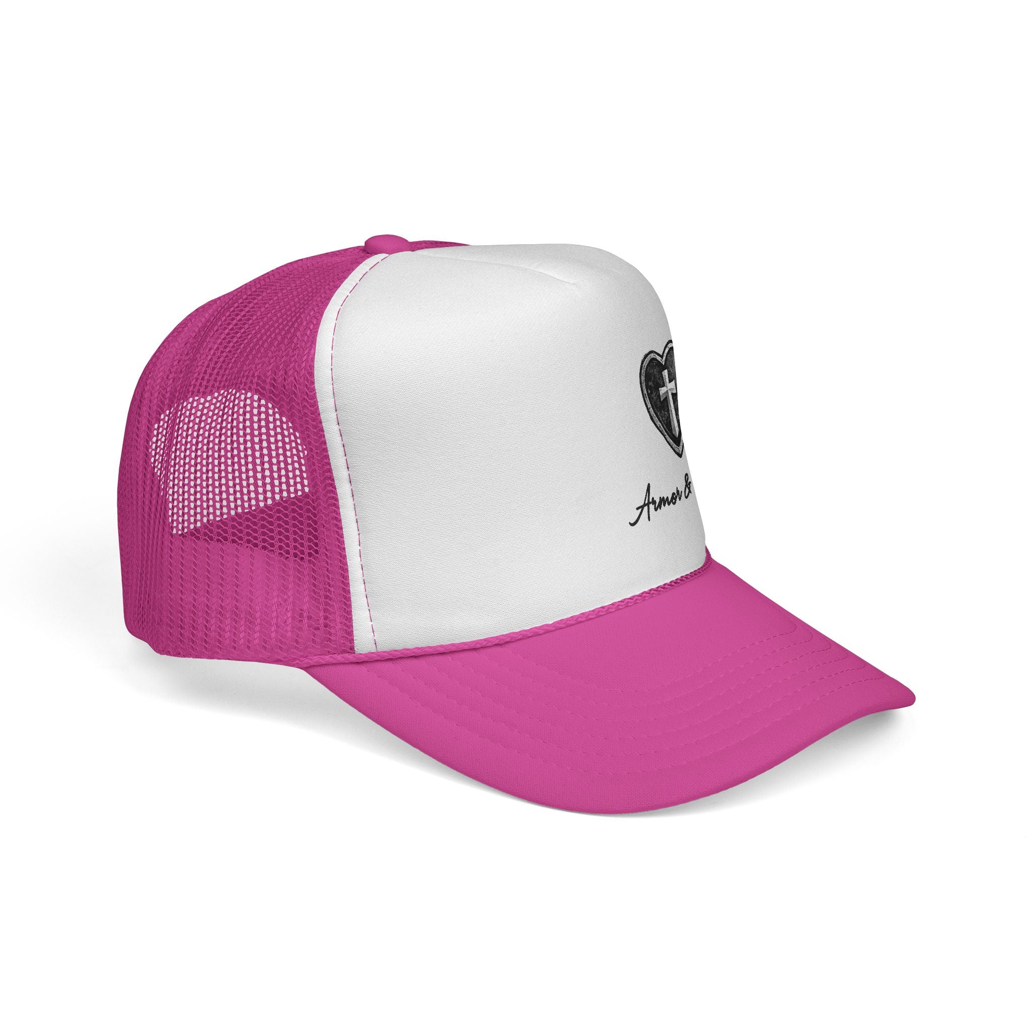✨🤍 Armor & Oil Co. Heart Cross Women’s Trucker Hat