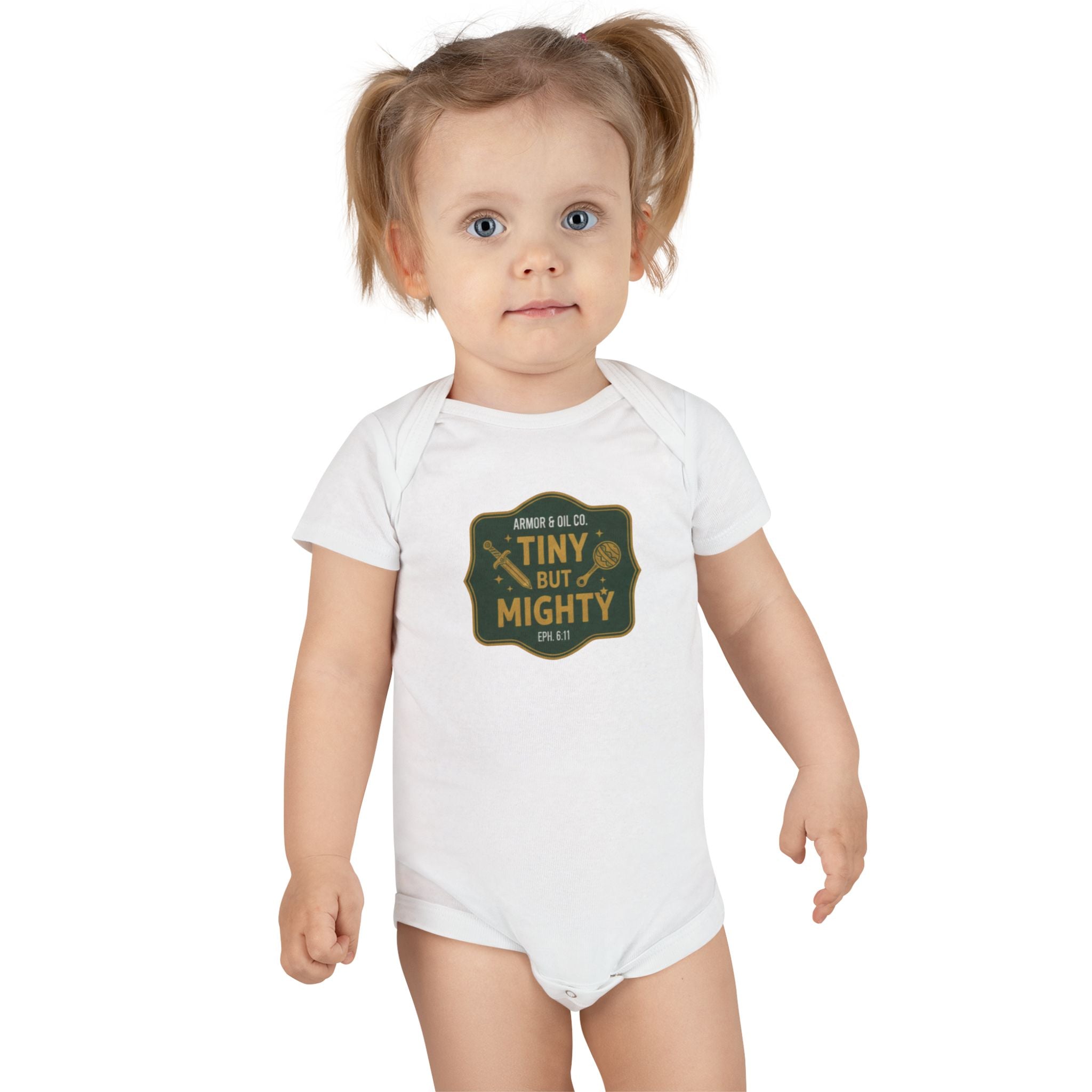 Tiny But Mighty – Baby Onesie