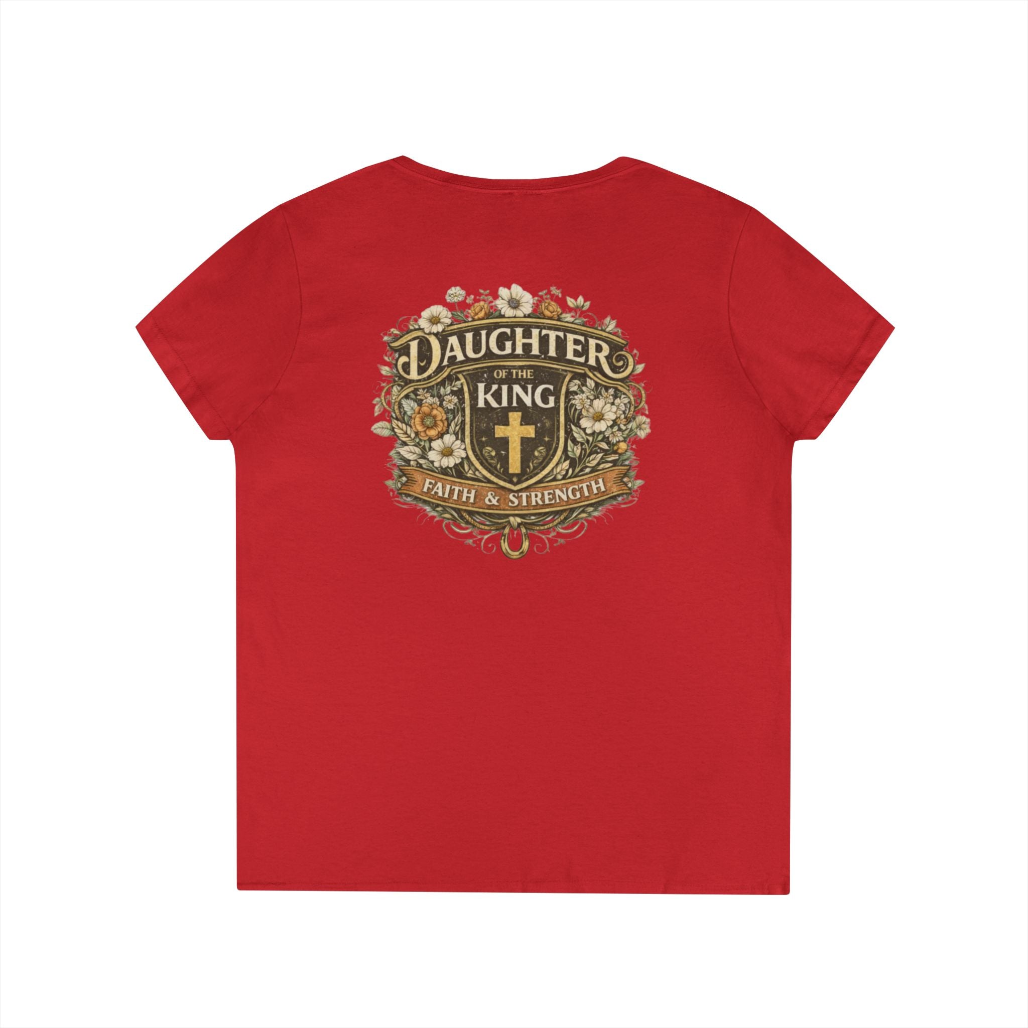 Daughter of the King – Women’s V-Neck Tee
