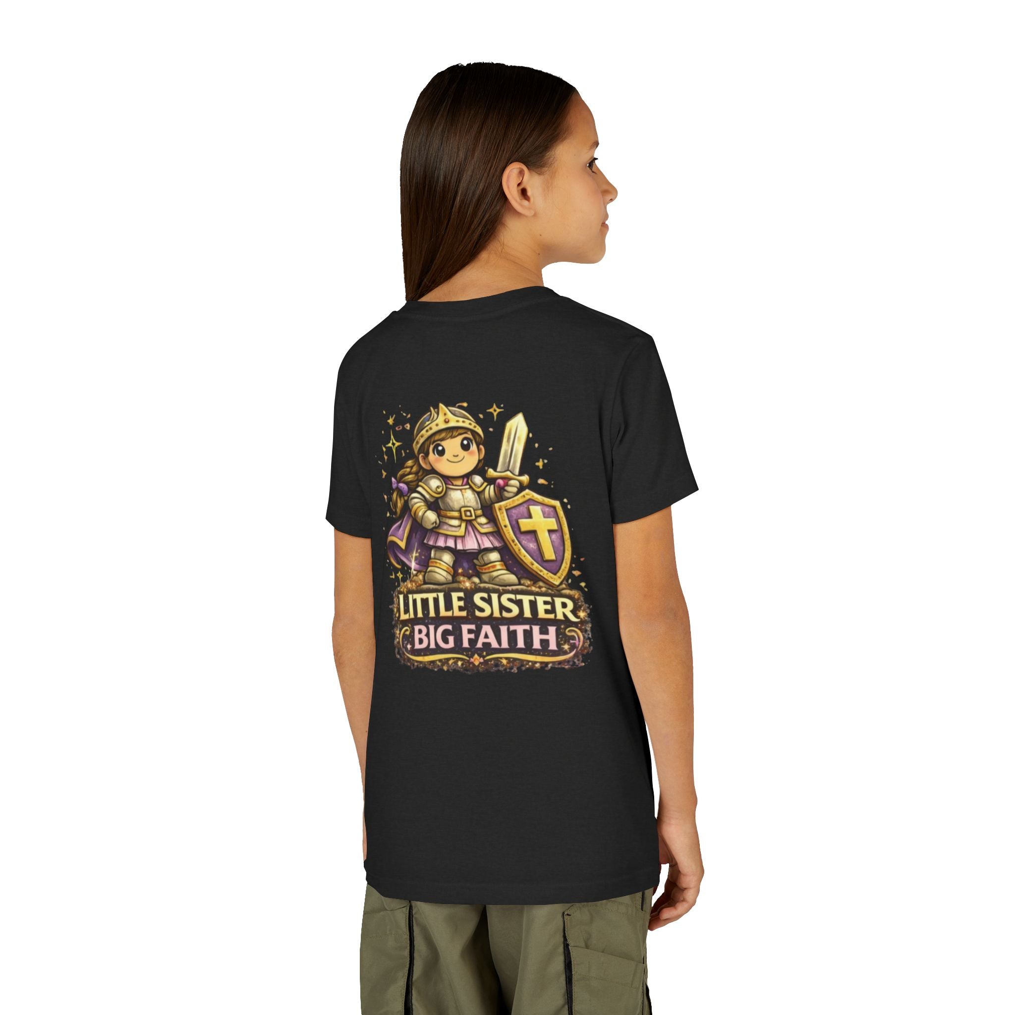 Little Sister, Big Faith – Girl's Tee