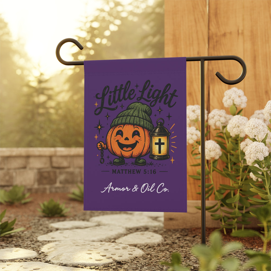 Little Light – Christian Halloween Garden Flag 🎃✨
