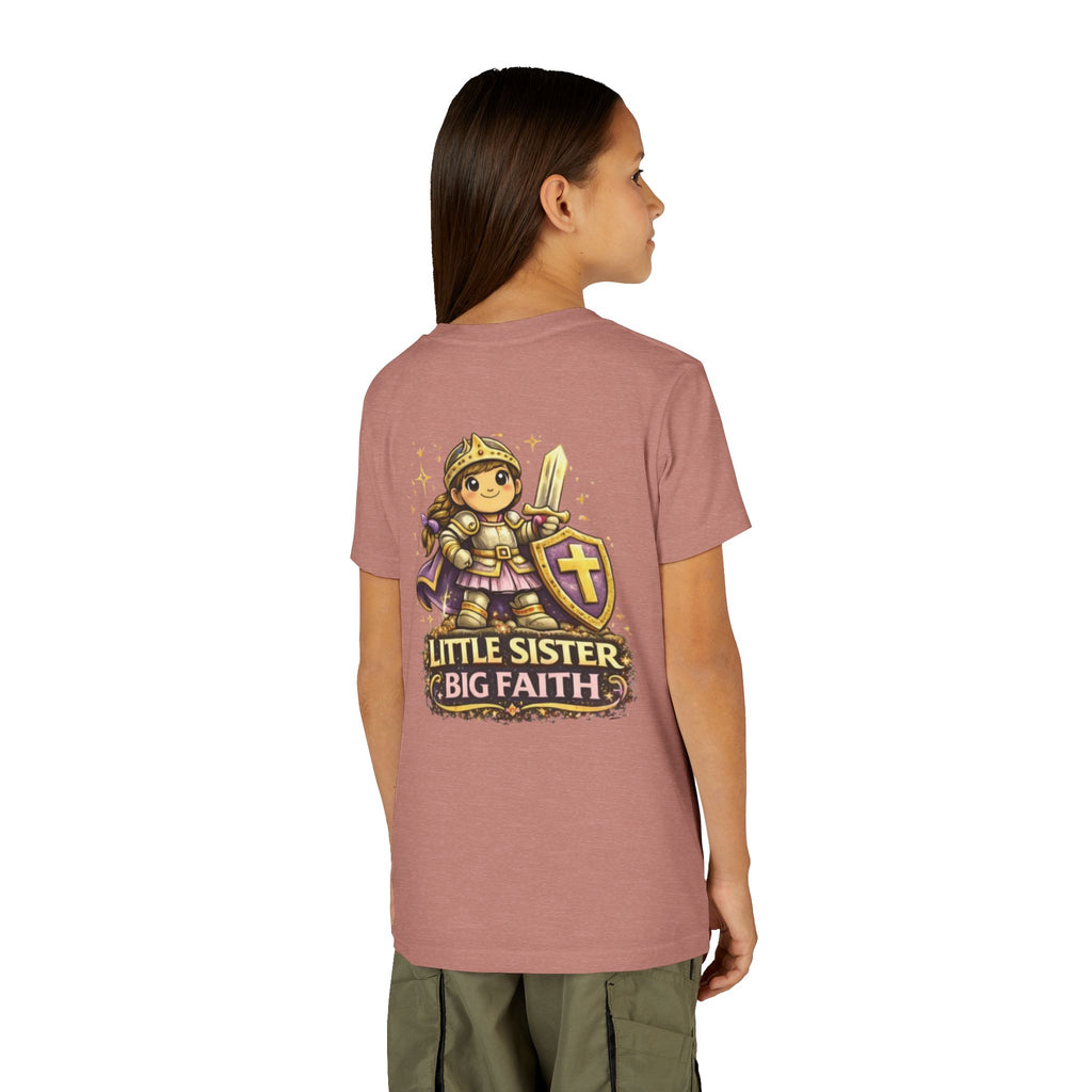 Little Sister, Big Faith – Girl's Tee