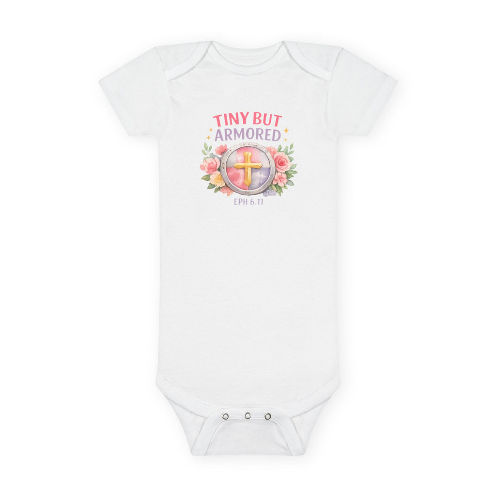 Tiny But Armored – Baby Onesie