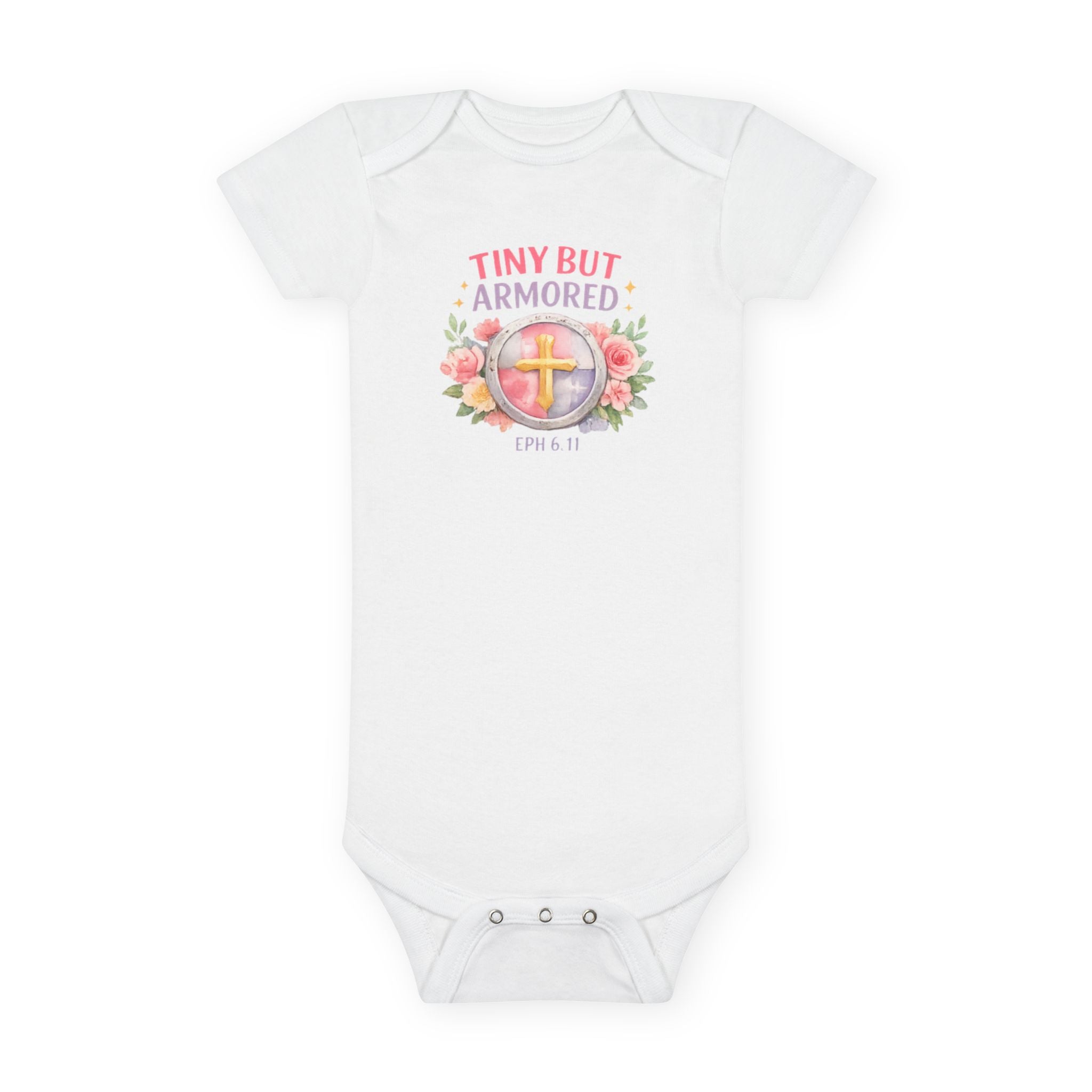 Tiny But Armored – Baby Onesie