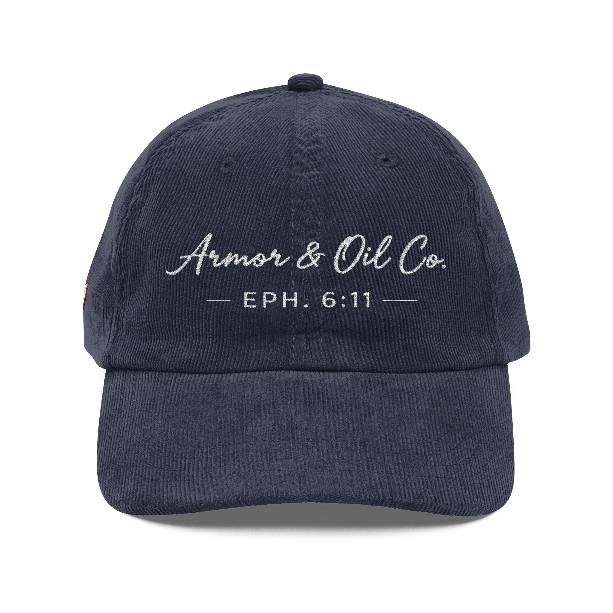 Armor & Oil Co. Classic Vintage Corduroy Cap (Embroidery)