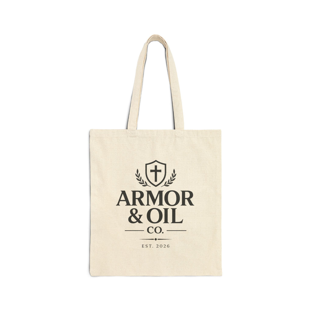 Woman of Valor Natural Canvas Tote Bag 🤎