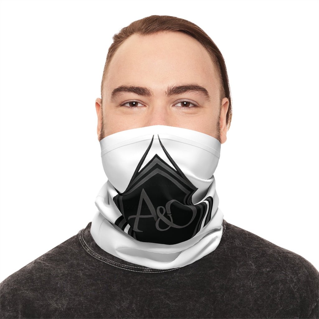 Armor & Oil Co. Lightweight Neck Gaiter (white/black) 🛡️