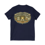 Guided by Faith, Clothed in Strength – Women’s V-Neck Tee