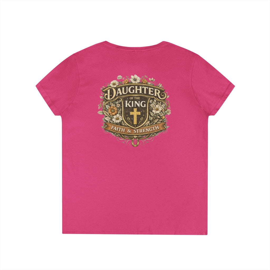 Daughter of the King – Women’s V-Neck Tee
