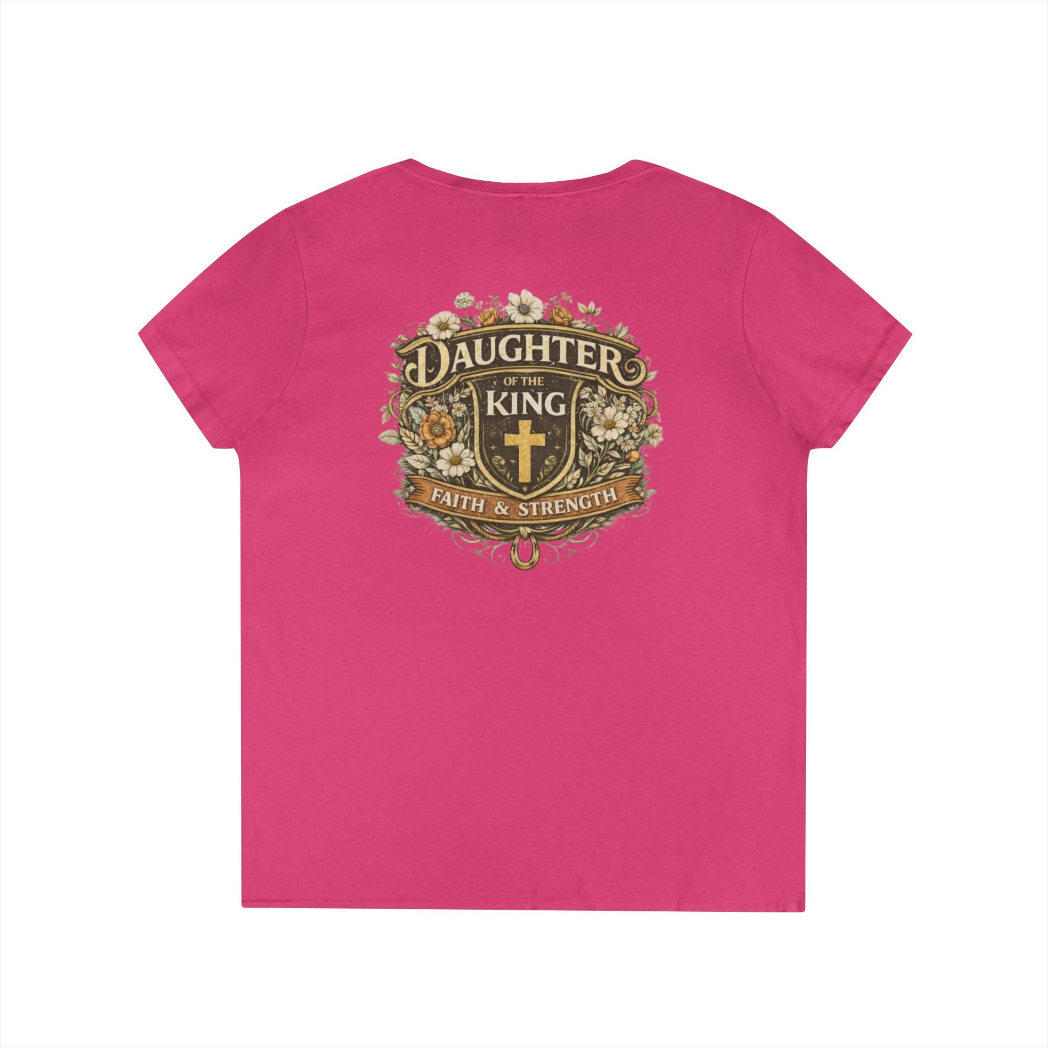Daughter of the King – Women’s V-Neck Tee