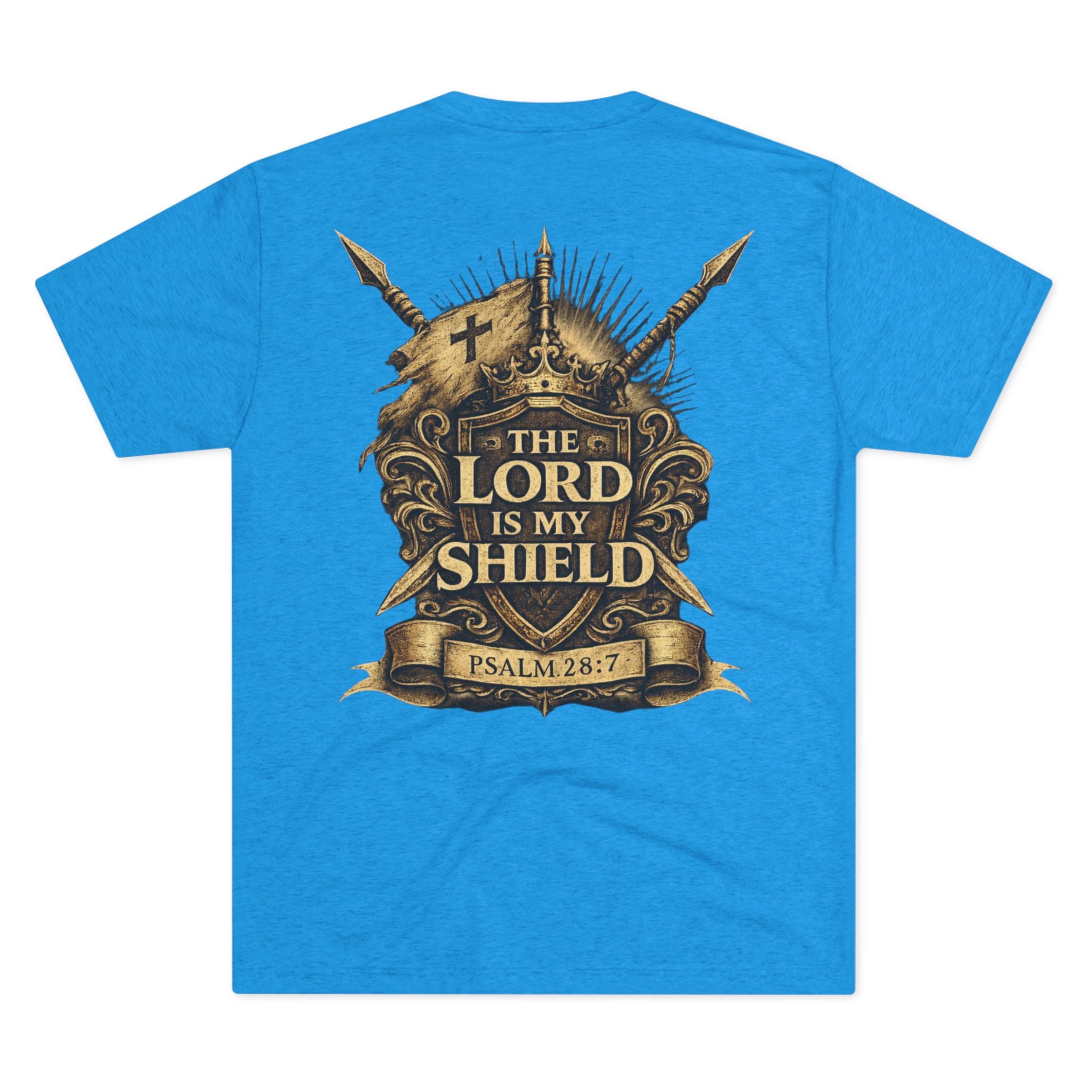 🛡️⚔️ “The Lord Is My Shield” Men’s Tee