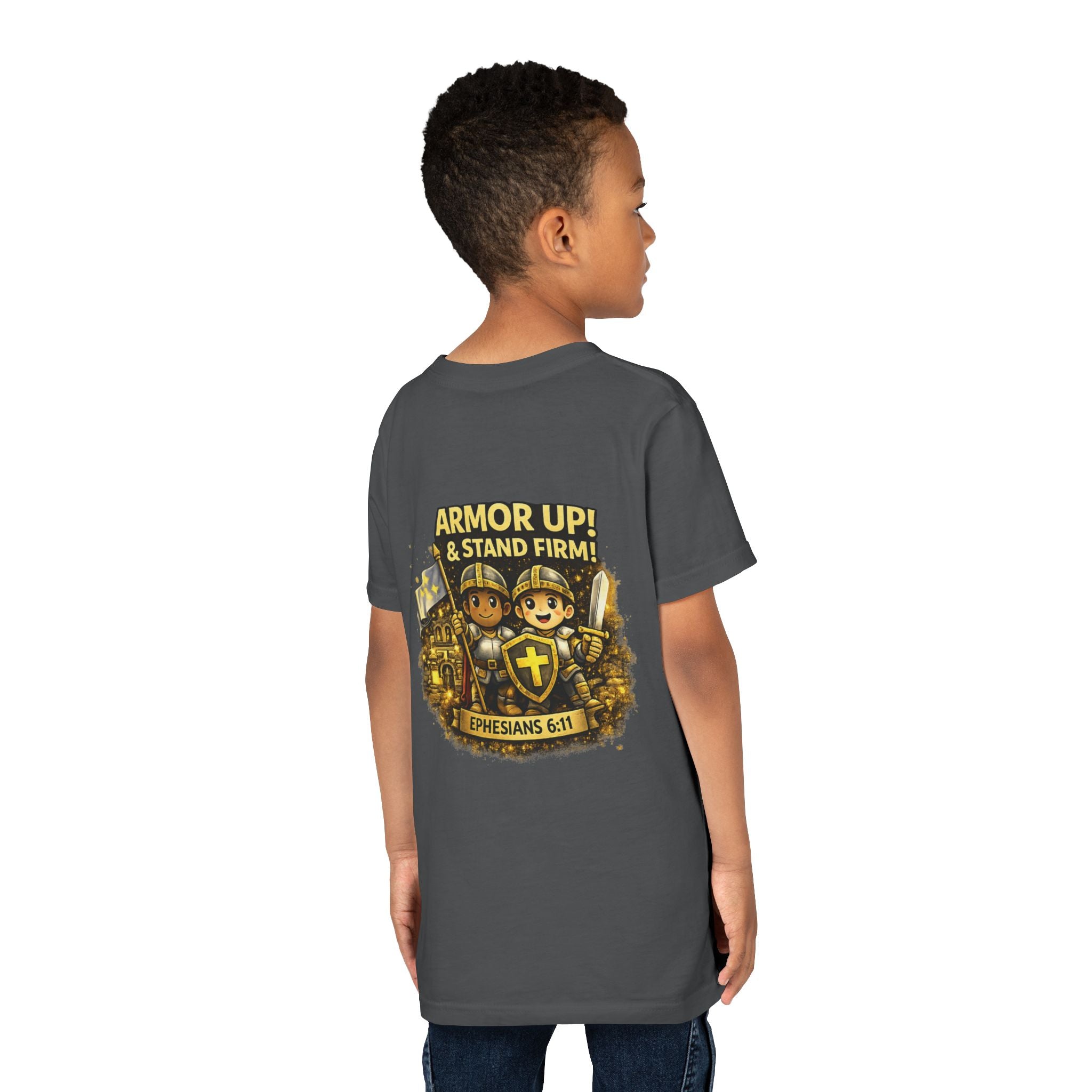 Armor Up & Stand Firm – Boy's Tee