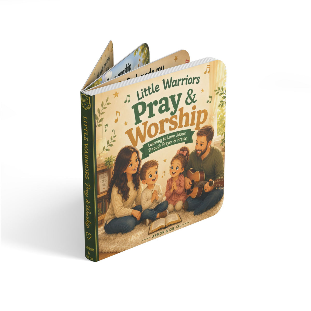 Little Warriors: Pray & Worship – 6x6 Board Book