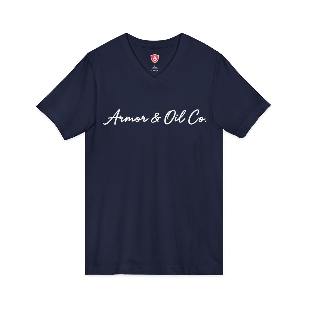 Guided by Faith, Clothed in Strength – Women’s V-Neck Tee