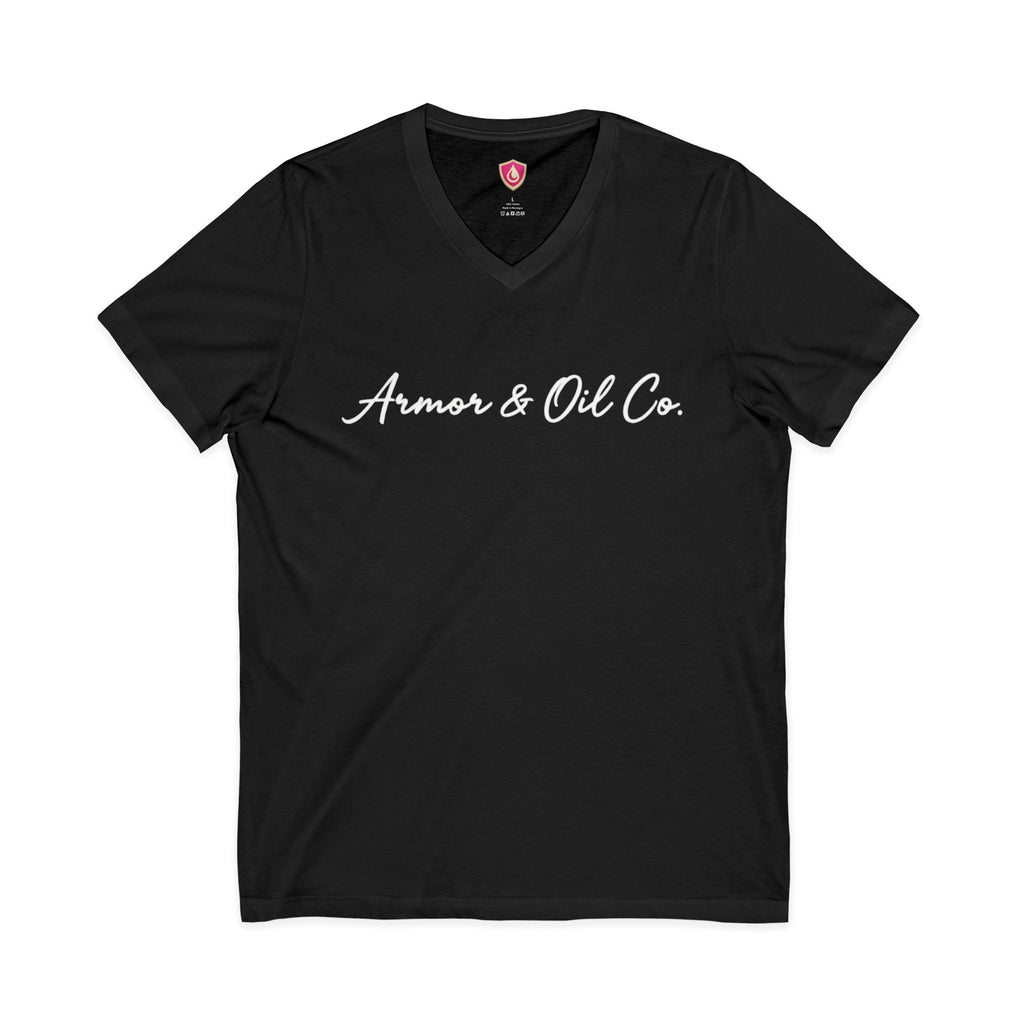 Guided by Faith, Clothed in Strength – Women’s V-Neck Tee