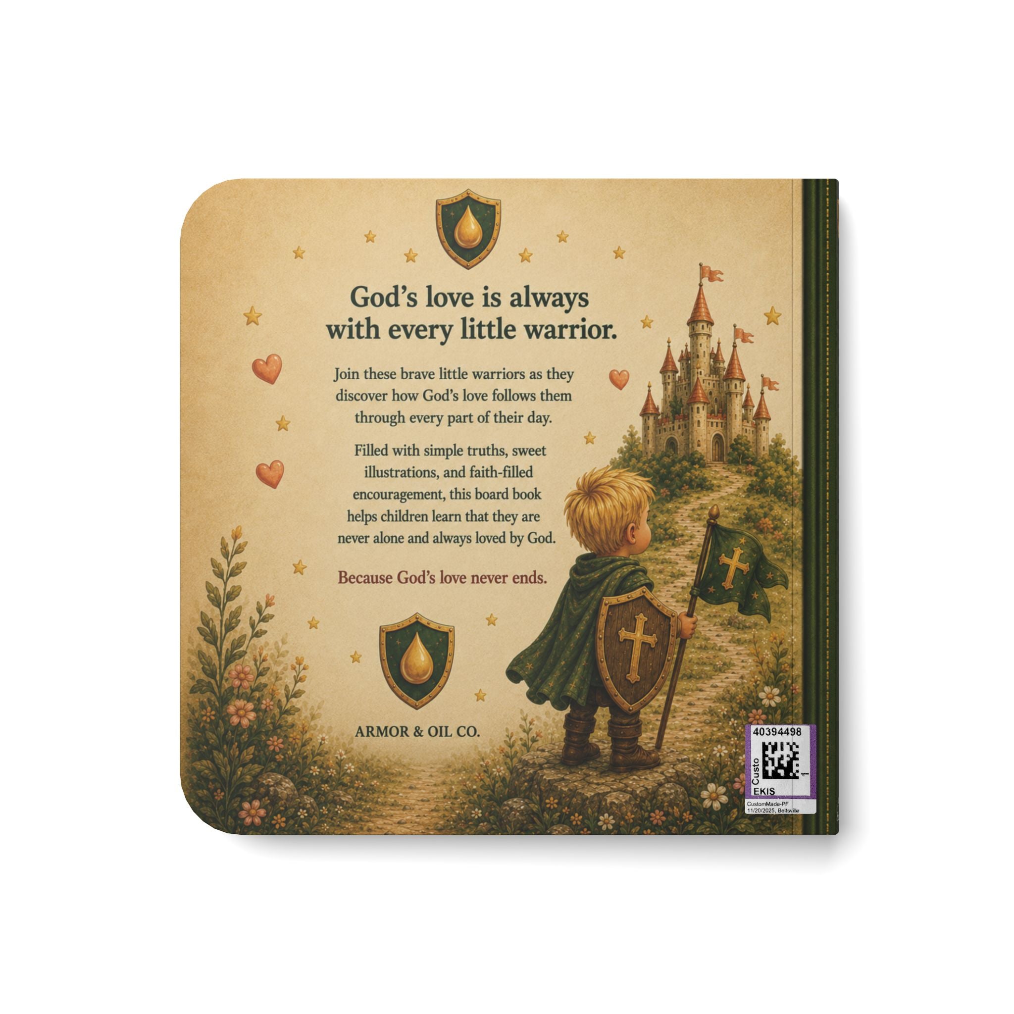 Little Warriors: Loved by God – 6x6 Board Book