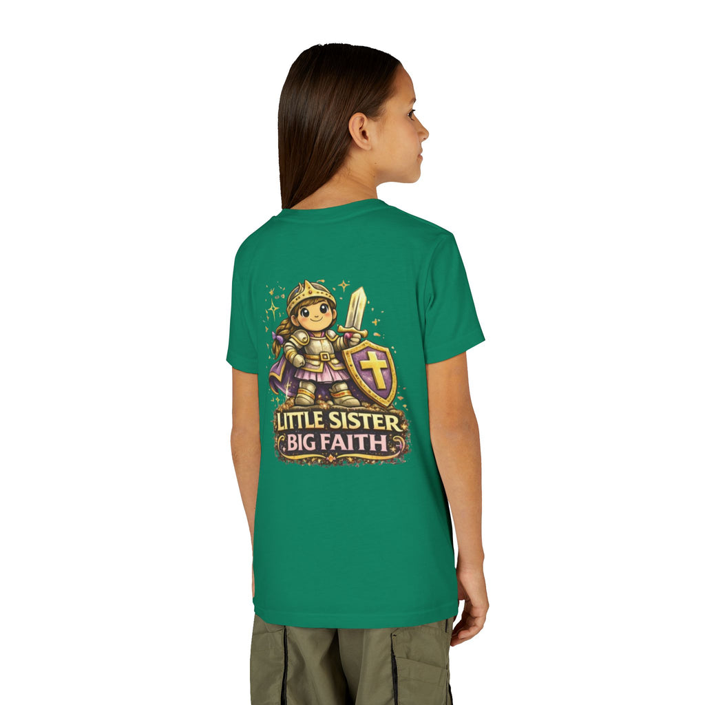Little Sister, Big Faith – Girl's Tee
