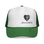 ✨🤍 Armor & Oil Co. Heart Cross Women’s Trucker Hat