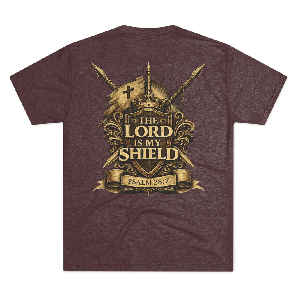 🛡️⚔️ “The Lord Is My Shield” Men’s Tee