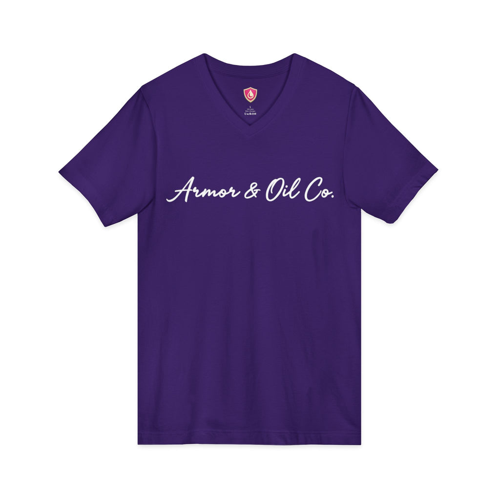 Guided by Faith, Clothed in Strength – Women’s V-Neck Tee