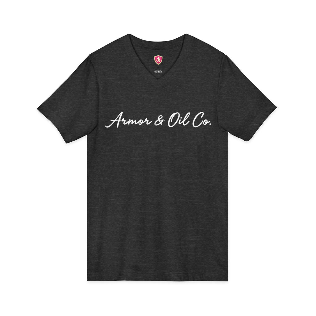 Guided by Faith, Clothed in Strength – Women’s V-Neck Tee