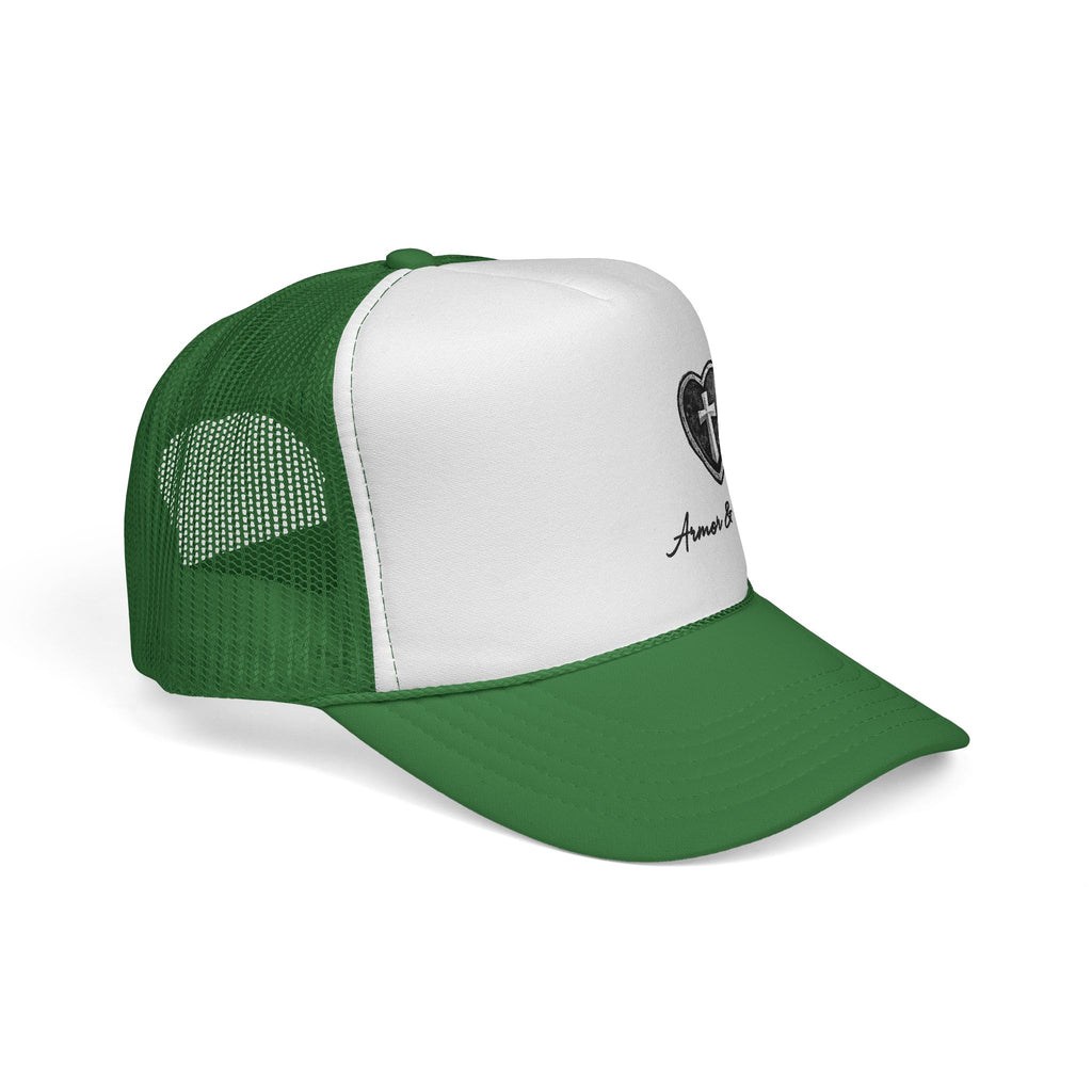 ✨🤍 Armor & Oil Co. Heart Cross Women’s Trucker Hat