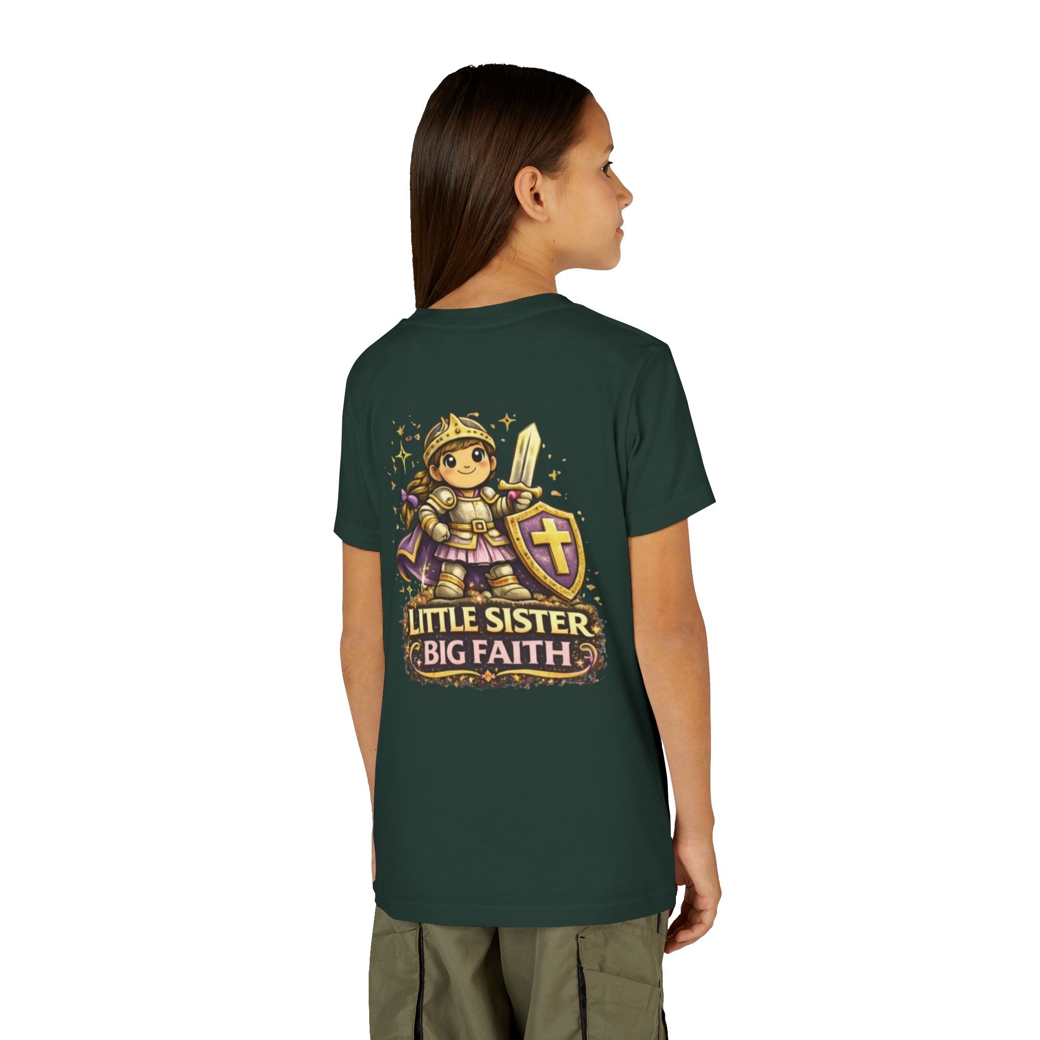 Little Sister, Big Faith – Girl's Tee