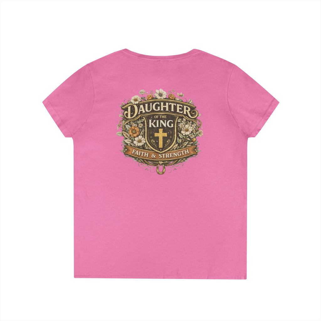 Daughter of the King – Women’s V-Neck Tee