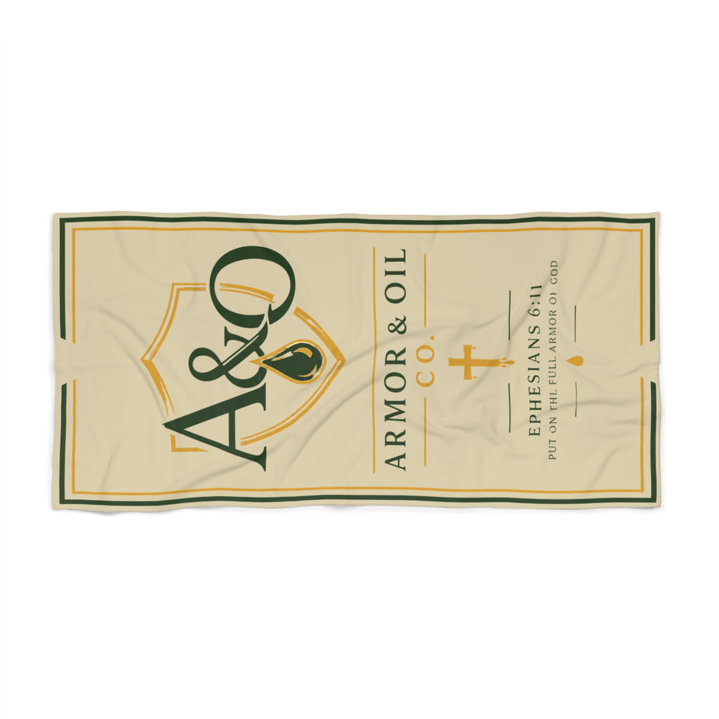 Armor & Oil Co. Signature Beach Towel ☀️🌊