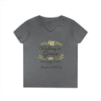 Walking in Grace – Women’s V-Neck Tee
