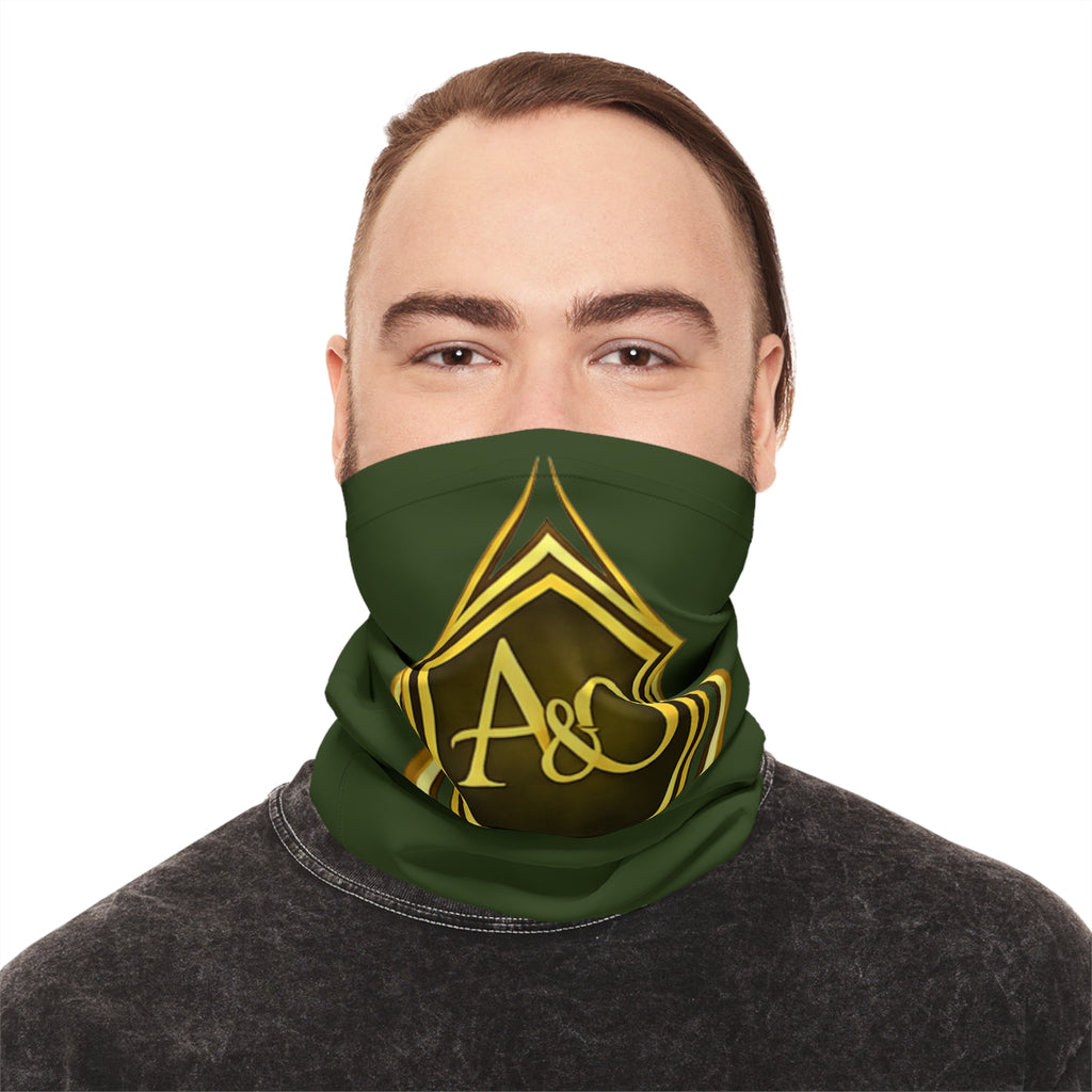 Armor & Oil Co. Lightweight Neck Gaiter (green/gold) 🛡️