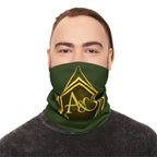 Armor & Oil Co. Lightweight Neck Gaiter (green/gold) 🛡️